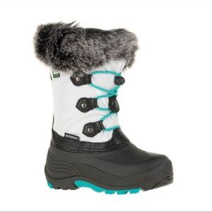 Kids Winter Boots with Faux Fur Trim